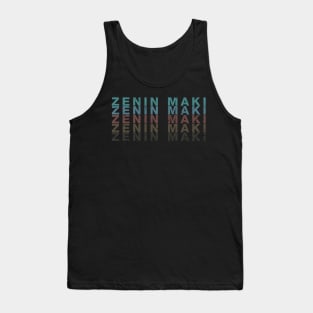 Vintage Proud Anime Name Maki Funny Birthday Gift Tank Top